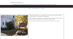 Desktop Screenshot of geotechnicalpartnershipinc.com